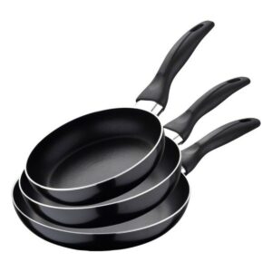 Auralith – Pfannenset 3-teilig Aluminium, Schwarz