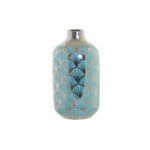 Faevira – Vase Porzellan, Türkis/Silber – DKD Home Decor