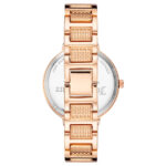 Damenuhr Juicy Couture JC1312RGRG in rosa mit Quarz-Uhrwerk und mineralischem Kristall, Ø 36 mm