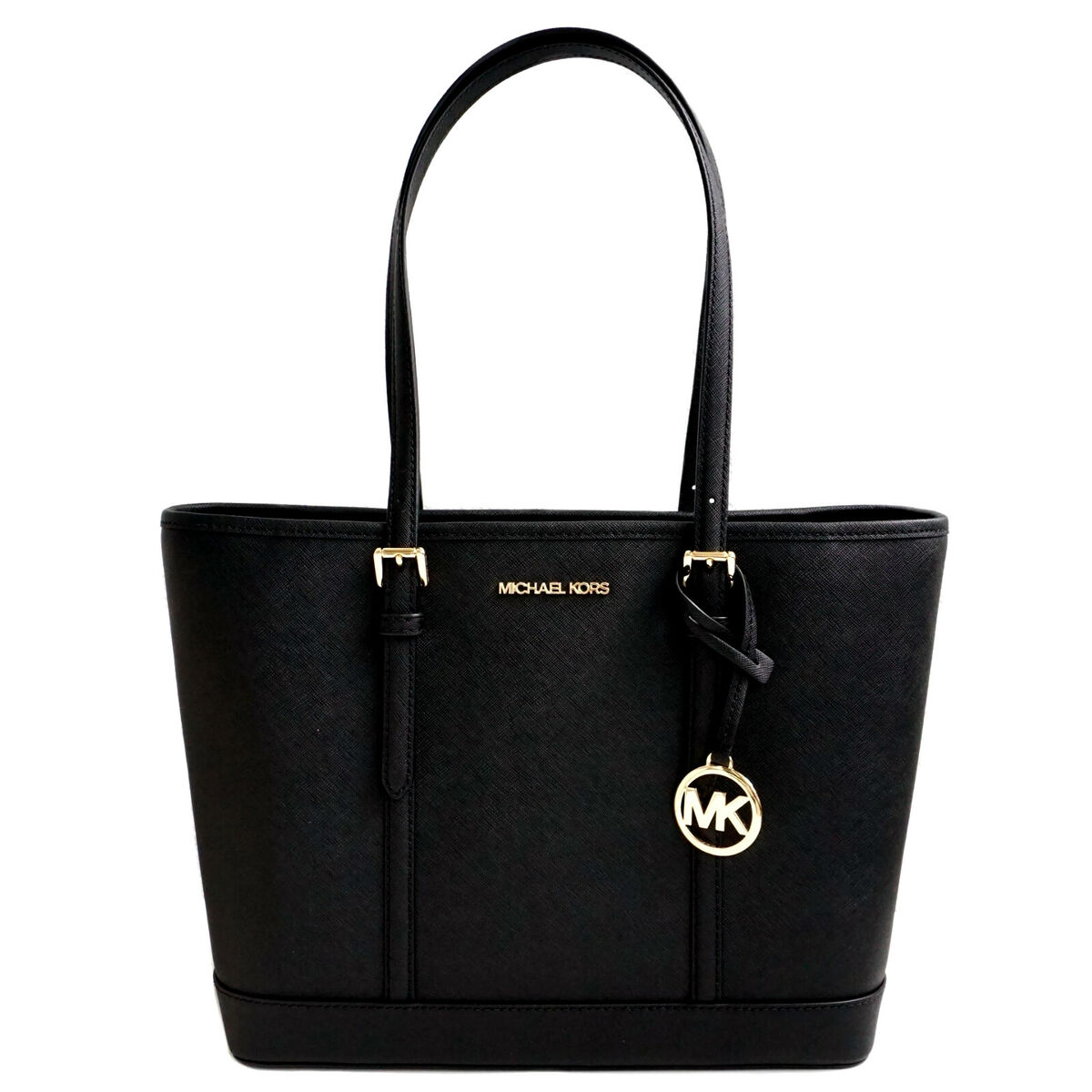 S0389513_0 Tasche Schwarz Michael Kors - elegante Handtasche aus hochwertiger Haut mit Reißverschluss und Markenetui.