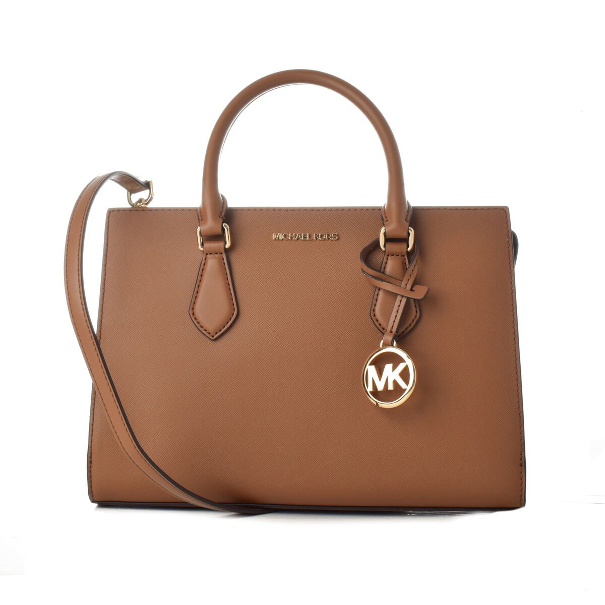 S0378284_0 Tasche Braun Michael Kors - elegante Damen Handtasche aus hochwertiger Haut mit Reißverschluss und kompakten Maßen.