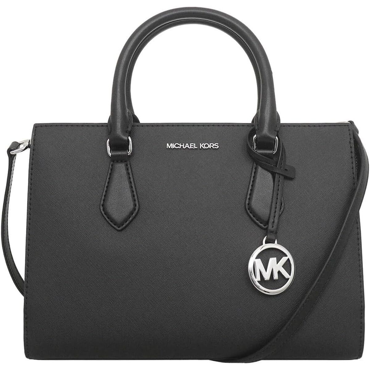 S0394548_0 Tasche Schwarz Michael Kors aus hochwertigem Canvas-Stoff mit Reißverschluss und Markenetui.