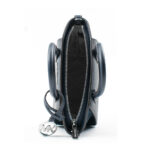 Tasche Blau Michael Kors aus hochwertigem Canvas-Stoff mit Reißverschluss und Markenetui.