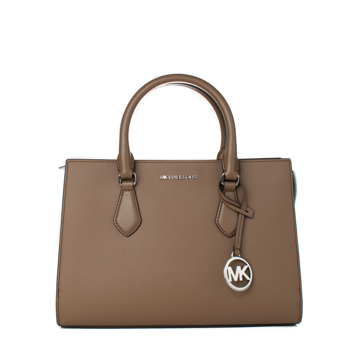 S0394549_0 Tasche Beige Michael Kors - elegante Handtasche aus hochwertigem Canvas-Stoff mit Reißverschluss und Markenetui.