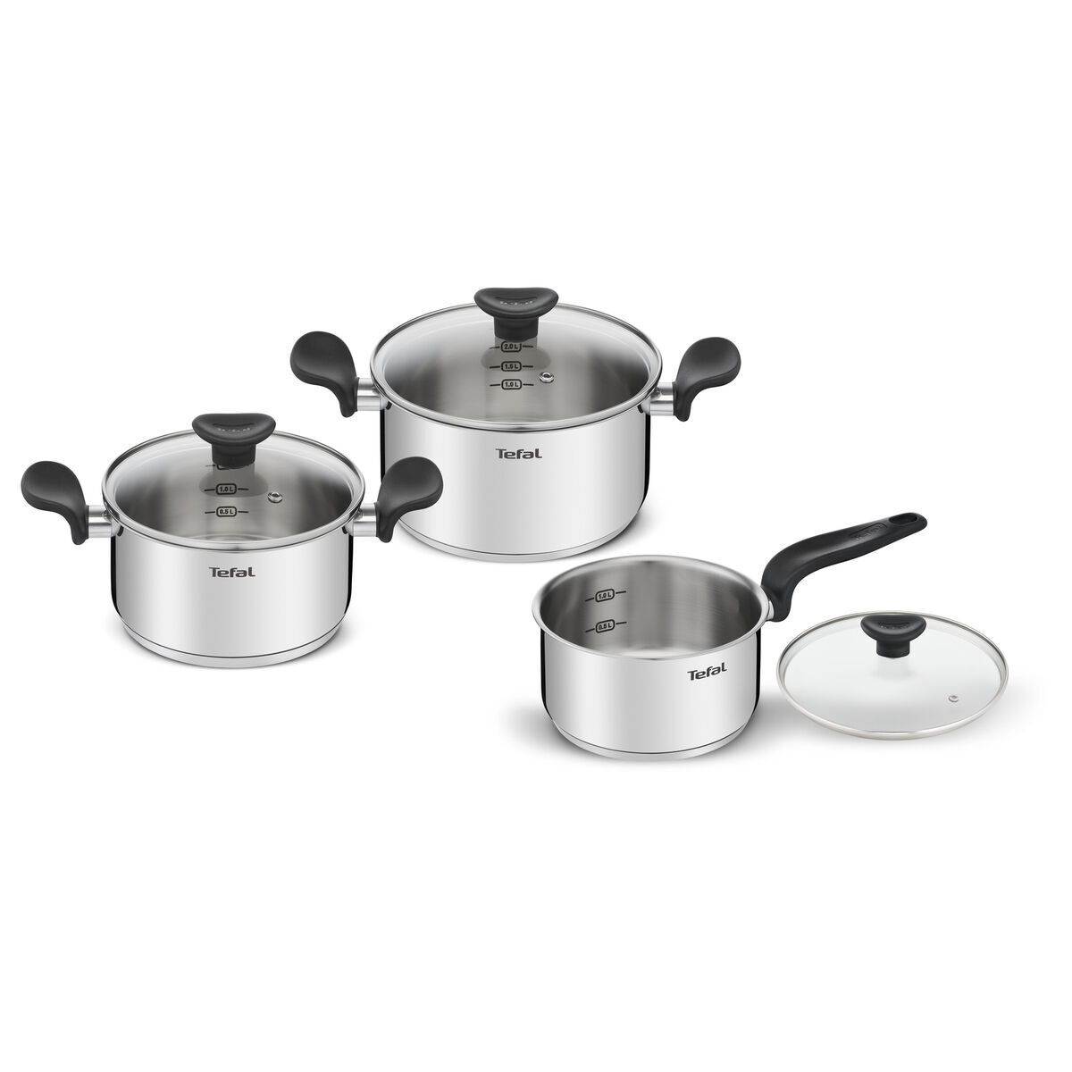 S0462000_0 Topfset Tefal E308S674 - Hochwertiges Kochgeschirr für alle Herdarten