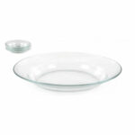 Suppenteller-Set 24-tlg. Lys Ø 23 cm aus Glas von Duralex, ideal für Suppen und Salate, elegantes Design.
