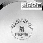 Bratpfanne Edelstahl mit Bakelitgriff von WMF, Ø 28 cm, ideal für gesundes Kochen und alle Herdarten.