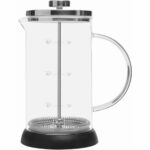 Kaffeebereiter Transparent Melitta 350 ml - elegante italienische Kaffeemaschine für bis zu 9 Tassen.