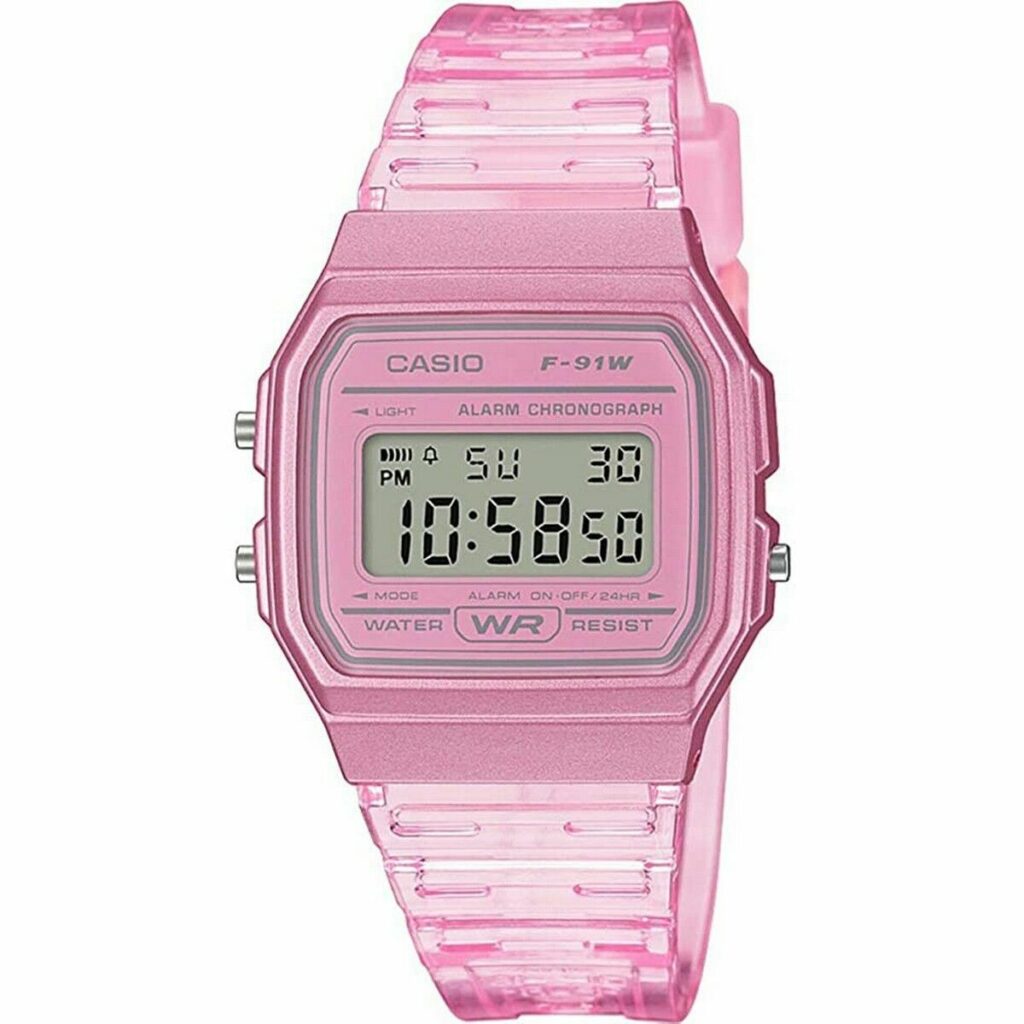 Casio Damenuhr in Rosa mit multifunktionalen Features und modernem Design