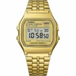 Casio Herrenuhr A158WETG-9AEF mit elegantem Design und multifunktionalen Features.