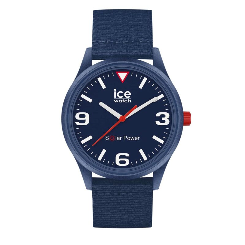 Ice Herrenuhr (40 mm) mit blauem Silikonarmband und elegantem Design