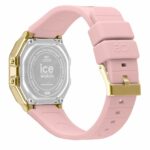 Damenuhr Ice 022056 (32 mm) in Gold und Rosa mit Silikonarmband und Quarzwerk