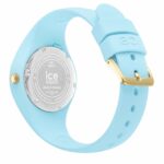 Ice Damenuhr (31 mm) in Blau mit Silikonarmband und Quarz-Uhrwerk, stilvolles und funktionales Accessoire.