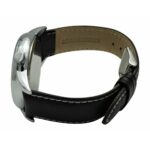 Aviator Herrenuhr (45 mm) in elegantem Design mit Lederarmband und Edelstahlgehäuse, ideal für stilbewusste Träger.