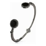 Damen-Armreif Folli Follie in Schwarz aus 925er Silber, elegantes Design für jeden Anlass.