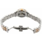 Elegante Tissot Damenuhr mit grauem Edelstahlarmband und Saphirglas, ideal für jeden Anlass.