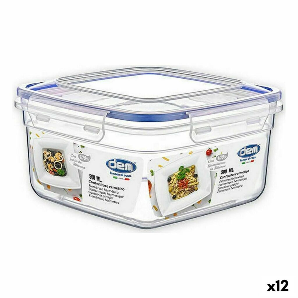 Lunchbox Hermetisch Dem 500 ml - 12 Stück Set für frische und gesunde Mahlzeiten unterwegs