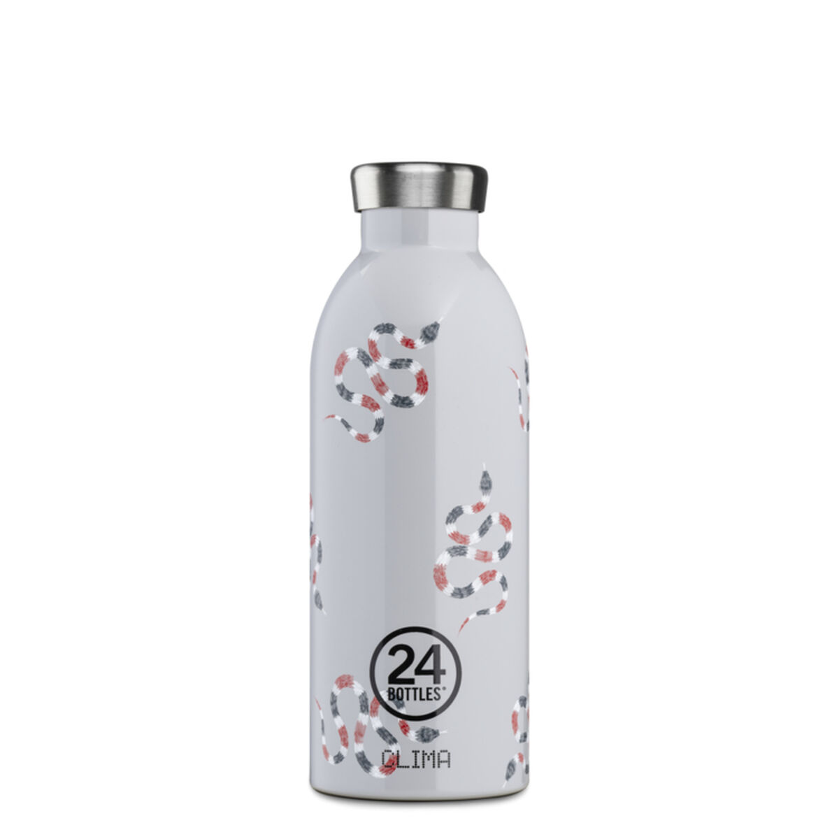 S6503852_0 Thermosflasche Edelstahl 500 ml von 24 Bottles in buntem Design, ideal für Sport und Alltag.