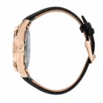 Maserati Herrenuhr (42 mm) mit Edelstahlgehäuse und schwarzem Lederarmband, elegantes Design für jeden Anlass.