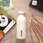 Thermosflasche Weiß 354 ml von Milan aus Edelstahl, ideal für warme und kalte Getränke.