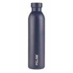 Thermoflasche aus Edelstahl Marineblau 591 ml von Milan – stilvoll, wiederverwendbar und ideal für heiße und kalte Getränke.