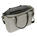 Handtasche Grau mit Minnie Mouse Motiv, stilvolles Accessoire für jeden Anlass.