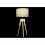 Tischlampe Beige Holz Braun von DKD Home Decor, stilvolles Design aus Holz, ideal für moderne und natürliche Einrichtung.