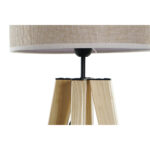 Tischlampe Beige Holz Braun von DKD Home Decor, stilvolles Design aus Holz, ideal für moderne und natürliche Einrichtung.