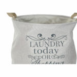 Wäschekorb-Set Beige-Grau-Hellbraun DKD Home Decor – 3 Stück für stilvolle Wäscheorganisation