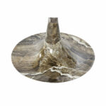 Beistelltischchen Braun Gold DKD Home Deco - elegantes Design aus Aluminium und Metall, ideal für moderne Wohnräume.