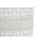 Vase Weiß Harz Moderne von DKD Home Decor, elegantes Design, 18 x 6 x 28 cm, ideal für jede Inneneinrichtung.