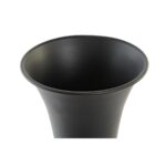 Vase Schwarz Metall Kupfer Vintage von DKD Home Decor, 14 x 14 x 32 cm, elegantes Wohnaccessoire
