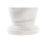 Vase Braun Natur DKD aus Paulonia-Holz, 25 cm hoch, stilvolles Wohnaccessoire für natürliche Dekoration.