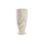 Vase Braun Natur DKD aus Paulonia-Holz, 25 cm hoch, stilvolles Wohnaccessoire für natürliche Dekoration.