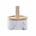 Toilettenbürste Weiß Marmor Scandi von DKD Home Decor, elegantes Design für Ihr Badezimmer.