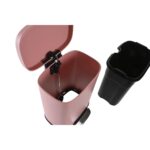 Papierkorb mit Pedal Pfirsich aus Metall und Polypropylen, 5 Liter Kapazität, modernes Design für jedes Zuhause.