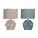 Tischlampe Blau Gold Braun Steingut DKD Home Decor – elegante Beleuchtung für jeden Raum