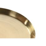 Beistelltisch Kristall Blau Gold aus Eisen mit modernem Design, ideal für stilvolle Wohnräume.