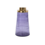 Beistelltisch Kristall Blau Gold aus Eisen mit modernem Design, ideal für stilvolle Wohnräume.