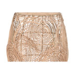 Beistelltisch Hellbraun DKD Home Decor aus Rattan, 39 x 39 x 53 cm, ideal für jeden Wohnraum.