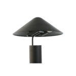 Tischlampe Schwarz Metall DKD Home Decor - elegante Tischlampe mit urbanem Design und zwei E27 Glühbirnen.