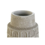 Vase Weiß Harz Home aus Harz, 18 x 18 x 52 cm, elegante Deko für Ihr Zuhause