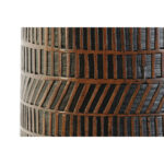 Vase Braun Schwarz aus Harz im kolonialen Design, 48 cm hoch, ideal für stilvolle Wohnräume.