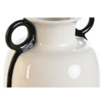 Vase aus Keramik Moderne in zweifarbiger Ausführung, 16 x 15 x 26 cm, stilvolles Wohnaccessoire von Home ESPRIT.