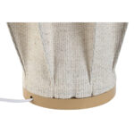 Tischlampe Braun Leinen Metall von Home ESPRIT, handgefertigt, 60 cm hoch, elegantes Design für stilvolle Wohnräume.