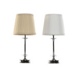 Tischlampe Weiß Beige Metall von Home ESPRIT, elegantes Design, 2 Stück, ideal für Wohnräume