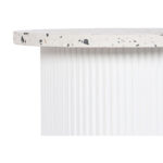 Beistelltisch Weiß Holz & MDF Terrazzo von Home ESPRIT, elegantes Design, vielseitig einsetzbar, Maße 40 x 40 x 37,5 cm.