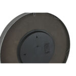 Wanduhr Schwarz Metall Kristall von Home ESPRIT, elegantes Design mit funkelnden Kristallen, 60 x 8 x 60 cm.