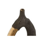 Moderne Vase Braun Gold Steingut von Home ESPRIT, 31 cm hoch, elegantes Design für stilvolle Wohnräume.