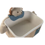 Dekokorb-Set Grün Natur von Home ESPRIT, bestehend aus zwei stilvollen Körben aus Baumwolle und Faser.